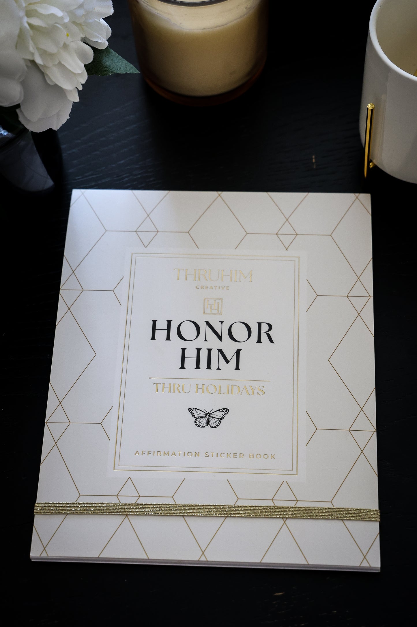 Honor Him Thru Holidays Affirmation Sticker Book