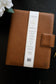 Honor Him Luxe Marriage Transformation System Padfolio Cognac Edition