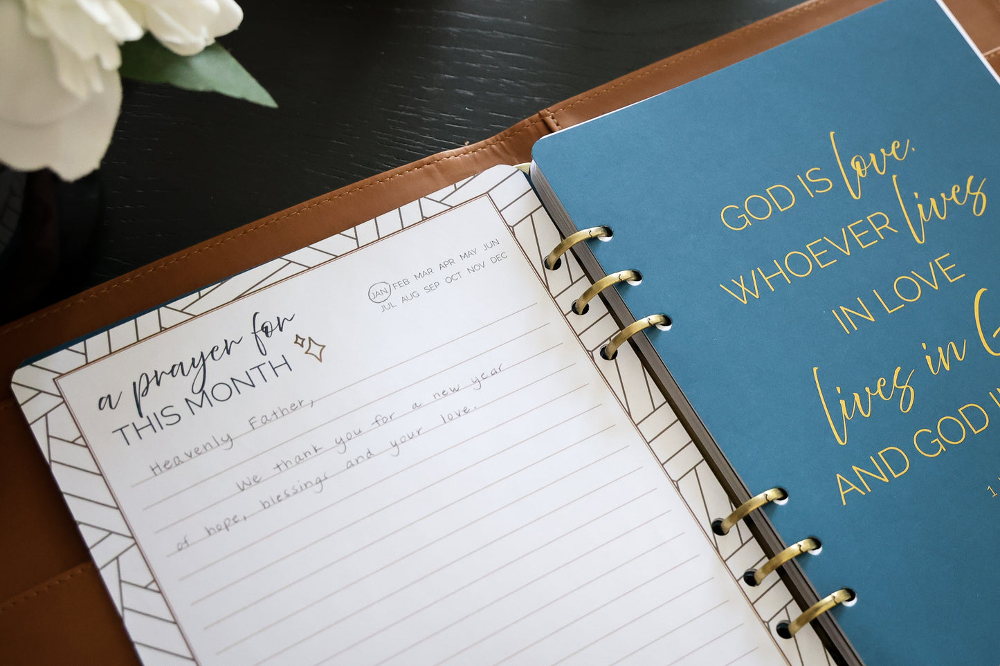 Honor Him Luxe Marriage Transformation System Padfolio Cognac Edition