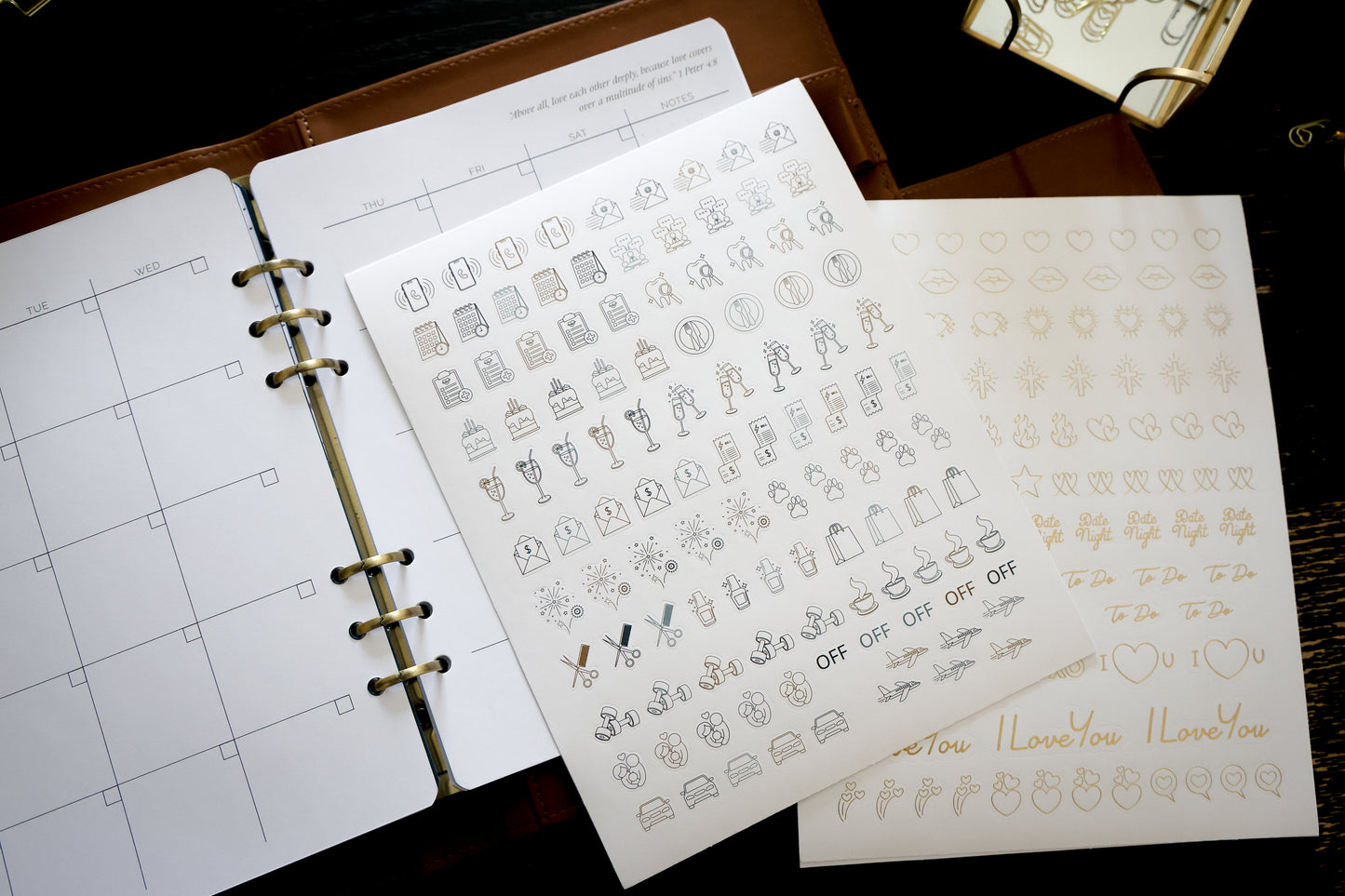 Honor Him Luxe Marriage Transformation System Padfolio Cognac Edition