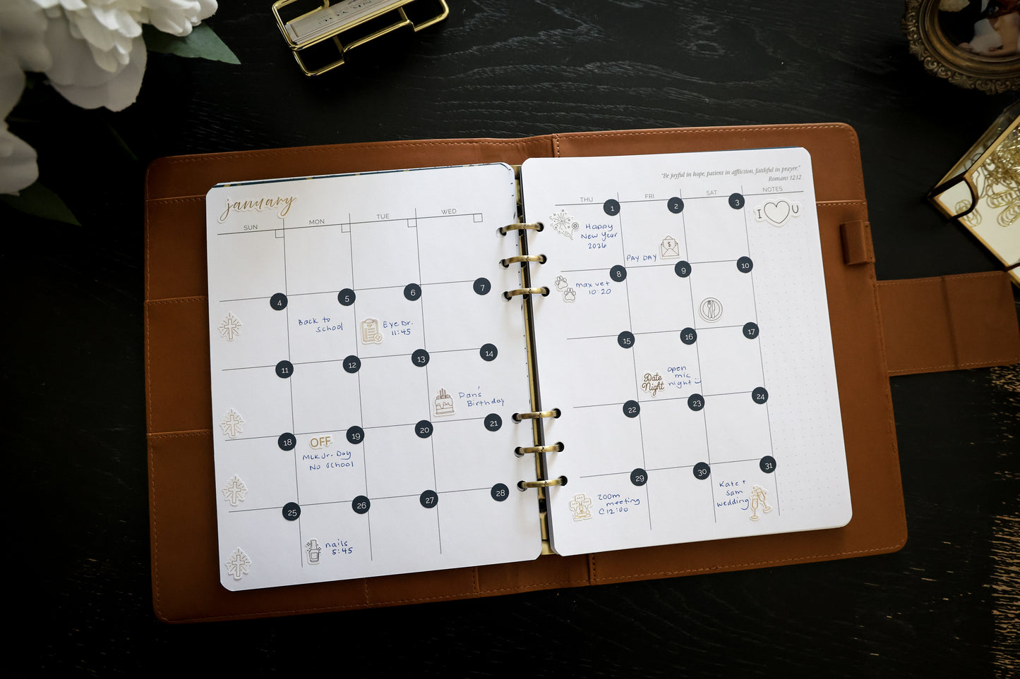 Honor Him Luxe Marriage Transformation System Padfolio Cognac Edition