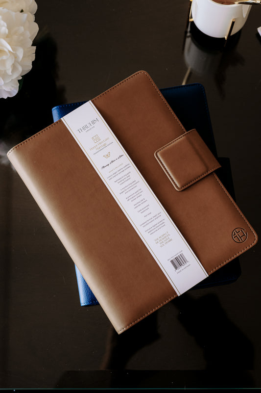 Honor Him Luxe Marriage Transformation System Padfolio Cognac Edition