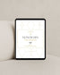 Digital Honor Him Thru Holidays affirmation sticker book cover displayed on a tablet, featuring holiday-themed marriage affirmation stickers for Christian couples.
