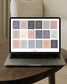 Honor Him Thru Words Digital Sticker Book displayed on a laptop, featuring printable and digital affirmation stickers for digital planning and journaling.